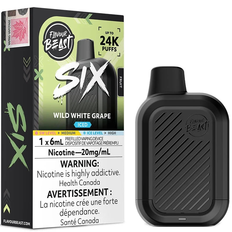 FLAVOUR BEAST SIX 24K DISPOSABLE VAPES