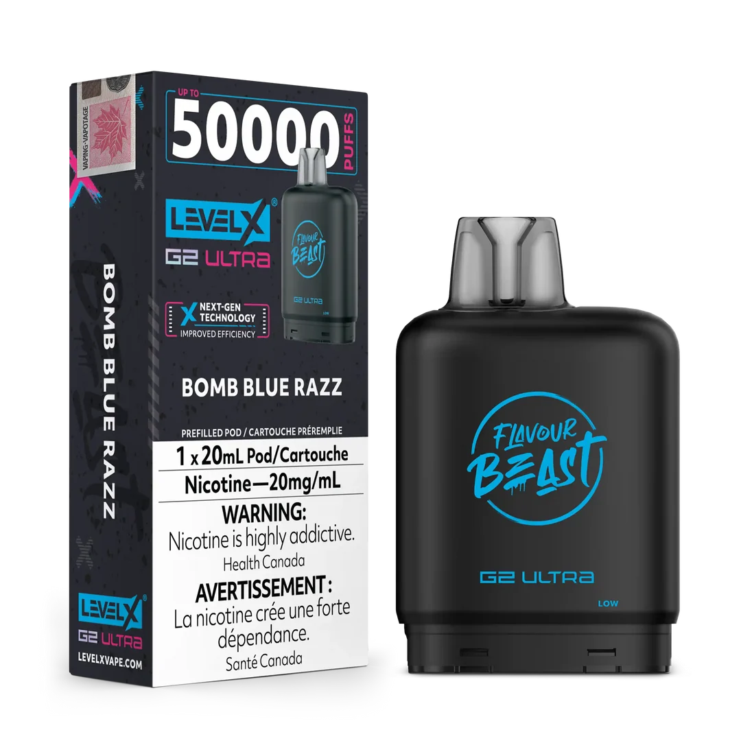 FLAVOUR BEAST LEVEL X G2 ULTRA 50K PUFF PODS [ON]