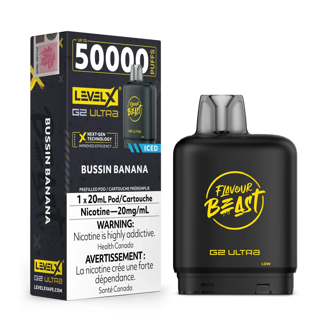 FLAVOUR BEAST LEVEL X G2 ULTRA 50K PUFF PODS [ON]