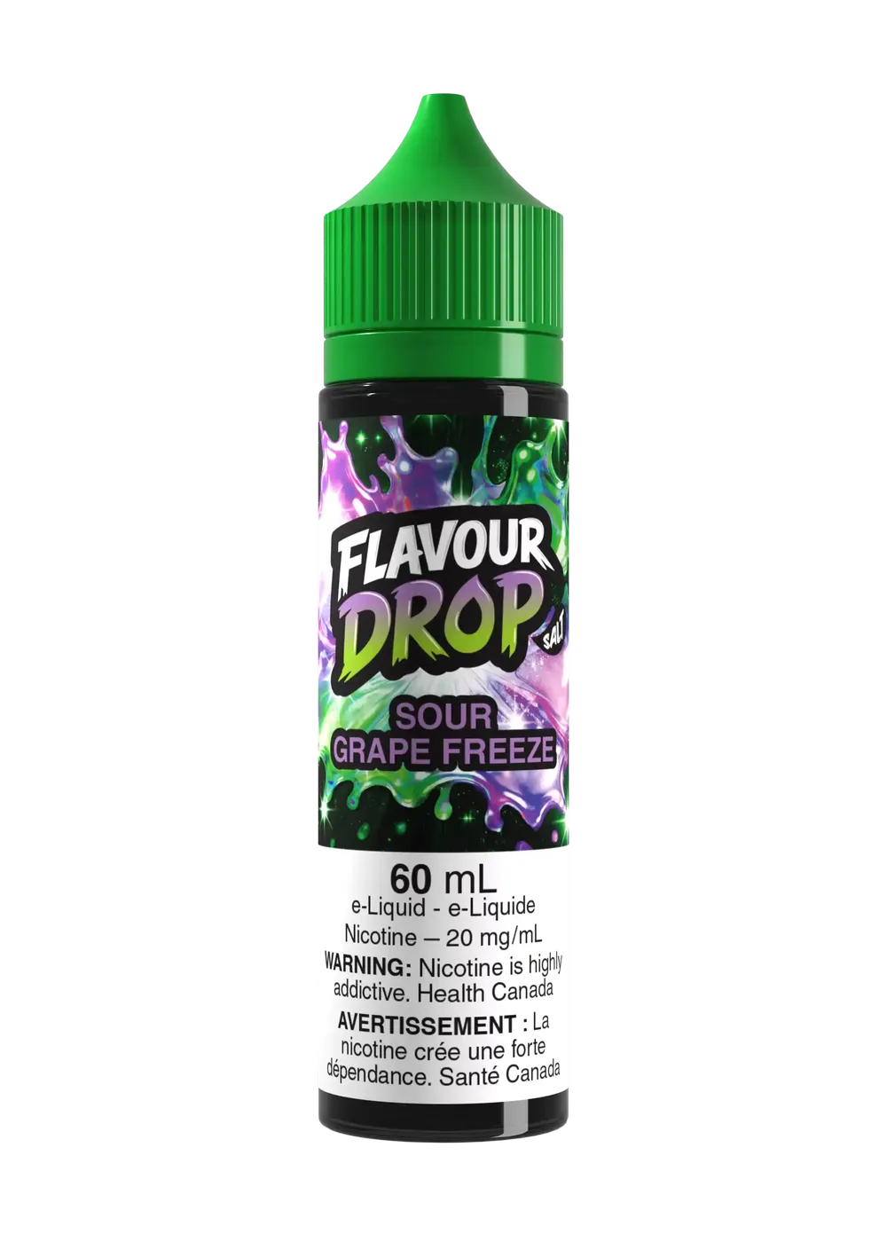FLAVOUR DROP SALTS E-LIQUID 20 mg, 60mL [ON]