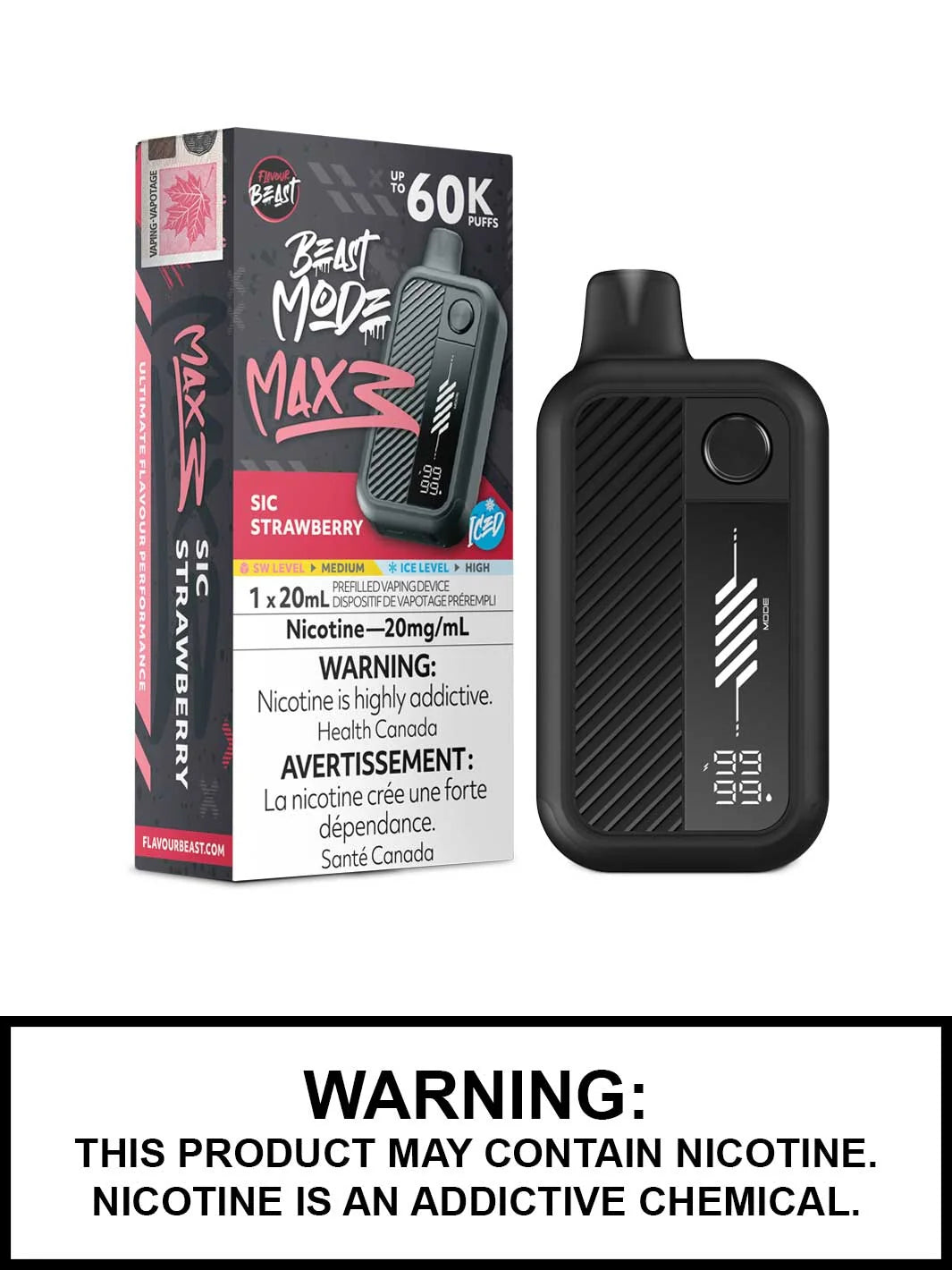 FLAVOUR BEAST BEAST MODE MAX 3 60K PUFFS [ON]