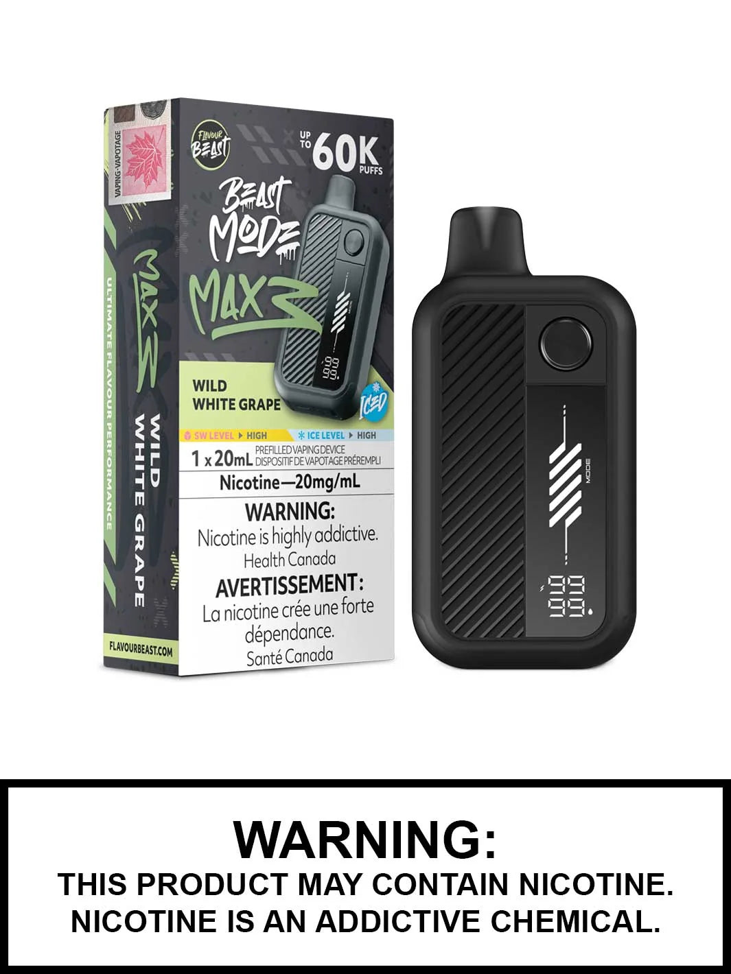 FLAVOUR BEAST BEAST MODE MAX 3 60K PUFFS [ON]