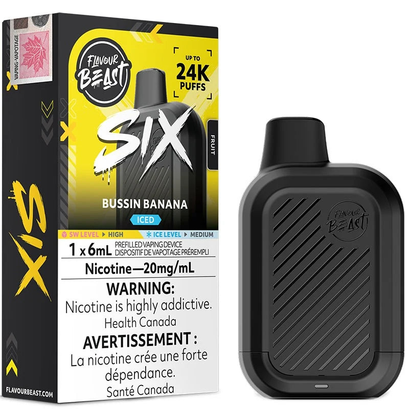 FLAVOUR BEAST SIX 24K DISPOSABLE VAPES