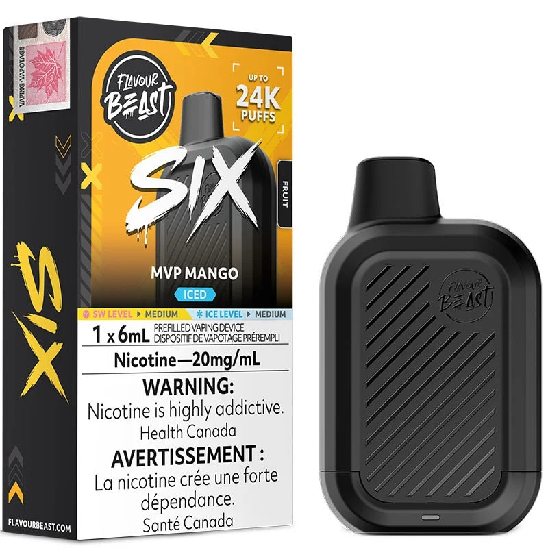 FLAVOUR BEAST SIX 24K DISPOSABLE VAPES