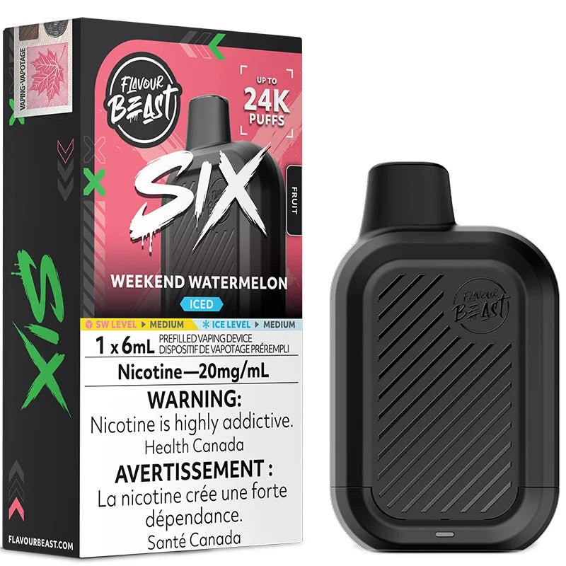 FLAVOUR BEAST SIX 24K DISPOSABLE VAPES